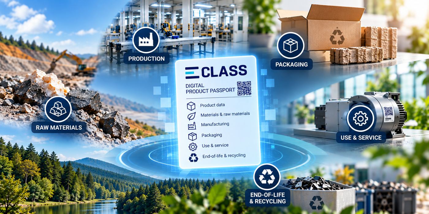 Digitaler Produktpass auf Basis von ECLASS entlang des Produktlebenszyklus